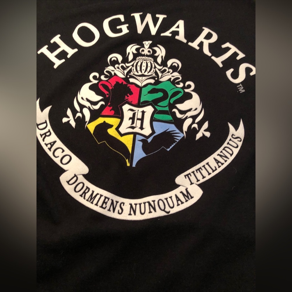 Source Unknown Black Hogwarts Tank Top